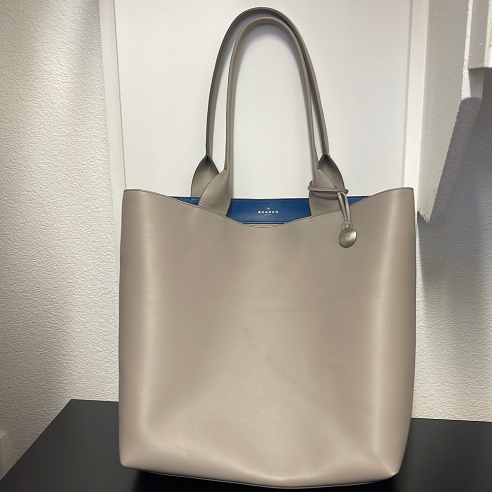 Skagen leather totebag